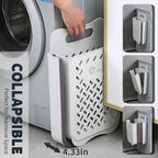 Plastic Foldable Laundry Basket with Handle, 42L Wall Mounted Laundry Hamper Freestanding Dirty Clothes Hamper, Collapsible Laundry Baskets Pop Up Hamper Storage Container for Snacks Dolls - size: XL