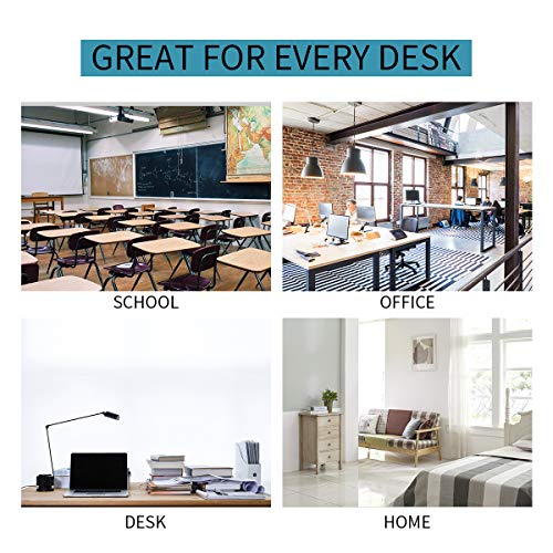 Vlando Office Desk Organizer Leather Desktop Organizer Caddy with Drawer for Storing Desktop Supplies and Accessories (Black) - color: A.Black