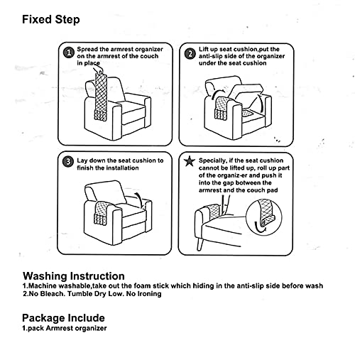 Sofa Armrest Storage Bag, Armchair Side Caddy Hanging Pouch Organizer, 14-Pocket Waterproof Durable Storage Bag, Suitable for Tablets, Phones, Books, Magazine, TV Remote Control (2#Black) - color: 2#Black