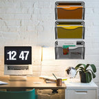 Gawerk 6 Pack Wall File Organizer, Mesh Wall File Pocket Mail Organizer Hanging Metal Vertical Wall Mounted File Holder for Office/Home - size: 6 Pack Wall Mounted