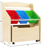 Humble Crew Kids' Store-All Unit, Natural Finish (TB816) - color: Natural Finish & Primary