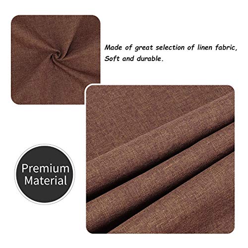 Sofa Armrest Organizer, Remote Control Holder for Recliner Couch, Arm Chair Caddy with 6 Pockets for Magazine, Tablet, Phone, iPad - color: Brown, size: W19'' x L33''