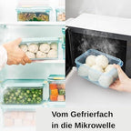 LocknLock Freezer Fit Plastic Freezer Containers | Airtight Stackable Food Storage for Meal Prep | Microwave & Dishwasher Safe | BPA Free Freezer Container with Lid, 3.5L - size: 3500ml