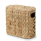 YANGQIHOME Toilet Paper Storage, Water Hyacinth Toilet Paper Storage with Lid, Papers Container for up to 4 Mega Rolls, Bathroom Basket Organizer - size: 4 Rolls