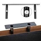 QEEIG Floating Shelves for Wall Bathroom Shelf Bedroom Kitchen Living Room Farmhouse Small Book Shelf 16 inch Set of 2, Black (015-B2) - color: C. Black, size: 2pcs