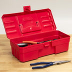 Akro-Mils 12-Inch ProBox Plastic Toolbox for Tools, Hobby or Craft Storage Toolbox, Model 09912, (12-Inch x 5-1/2-Inch x 4-Inch), Red