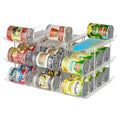 LXLXXL Can Organizer For Pantry Canned Food Goods Organizer For Cabinet Clear Automatic Rolling Can Storage Organizer Pantry Holders Rack, Holds Up to 36 Cans - size: 3Tier*3