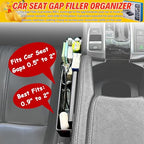 2-in-1 Steering Wheel Desk - Steering Wheel Tray Table with Seat Gap Filler Organizer | Car Food Tray for Driver | Car Desk for Laptop & Eating - Work Road Trip Essentials Accessories - style: Steering Wheel Tray