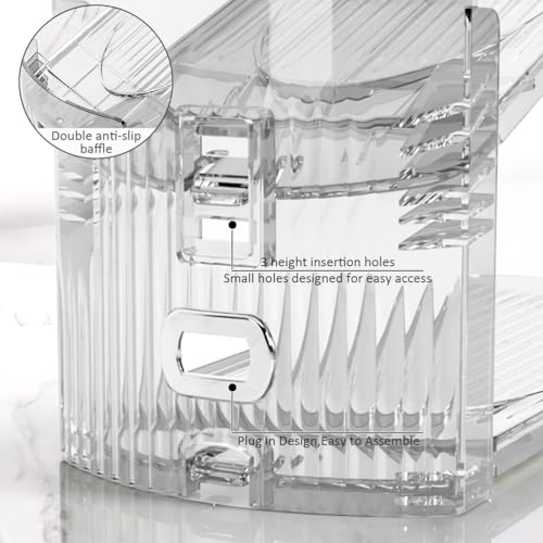 20 Pack Clear Shoe Slots Organizer - Adjustable Height 3.7''to 7.7'' Shoe stackers for a pair of shoes ,Shoe rack storage shoe space saver 50%,Easy to assemble shoe hold shoe organizer for cloest - color: 20 Pack