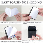 2 Pcs Remote Control Holder Wall Mount, TV Controller Holder, Self Adhesive Remote Holder, Wall Pen Holder Storage Accessories for Home Office School(Black) - color: Black&2Pcs