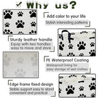 Rectangular Dog Basket,Nursery Hamper,Collapsible canvas kids toy storage box,Kids room storage basket,Gift Basket(Dogs) - color: Dogs