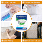 2 PK Twin XL/Twin Mattress Bags for Moving, Waterproof Mattress Cover for Disposal and Storage - size: Twin/Twin XL,2 Pack, style: Economical Protection(1.5Mil Thick)