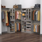 ClosetMaid 4598 Modular Storage Stackable Unit with 4 Drawers, Taupe - color: Taupe