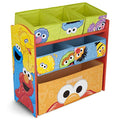 Sesame Street 6 Bin Design and Store Toy Organizer by Delta Children - color: Sesame Street