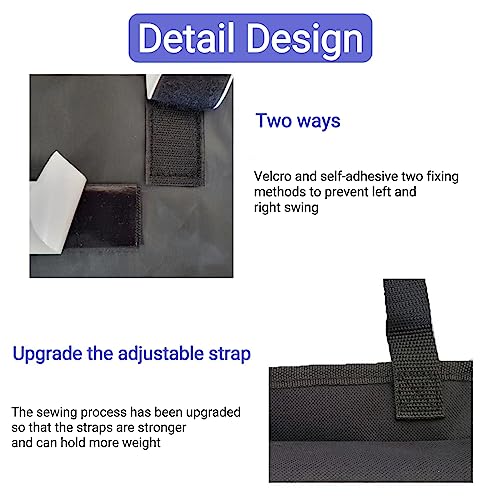AOPHY Car Trunk Organizer, Large Capacity Car Organizers and Storage with 8 Pockets, Waterproof Backseat Hanging Organizer for SUV, Truck, MPV, Interior Accessories for Men and Women - color: Car Trunk Organizer 8Bag