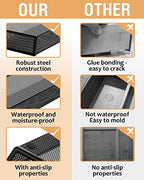 JANE EYRE kitchen drawer organizer - silverware utensil organizer for kitchen drawer,silverware tray in drawers - color: 04-black