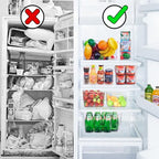 Clear Plastic Storage Bins-8 Pcs Pantry Organizers and Storage Containers with 4 Large (11"x8"x6") and 4 Small Snack Containers, Home Organization for Bathroom, Kitchen, Closet and Office - size: 4 Large & 4 Small