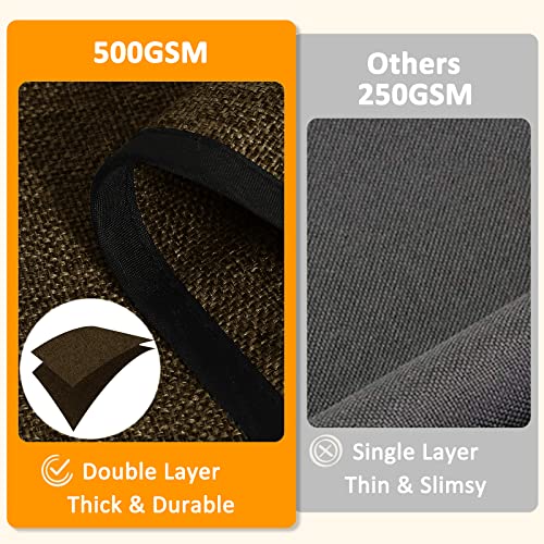 Joywell Armchair Caddy for Couch Remote Control Holder Recliner Armrest Organizer Non Slip Sofa Arm Chair Caddie with 6 Pocket Storage for Magazine, Tablet, Phone, iPad, Chocolate - color: Chocolate, size: 19'' x 35''