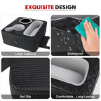 Car Cup Holder, Back Seat Car Organizer, Truck Bed Organizer, Couch Cup Holder Expander for Sofa Bed, Boat Tray, Organizer Holds Drinks, Snacks, Cell, Phone for Boat Sofa Truck - style: Classic Style