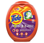 Tide PODS Laundry Detergent Soap PODS, High Efficiency (HE), Spring Meadow Scent, 96 Count - size: 96 Count (Pack of 1)