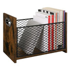 YINMIT Magazine Holder, Magazine Rack for Desktop and Home Office, Farmhouse File Storage Basket for Letters, Magazines, Books, Newspapers (Large) - size: Large