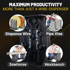 Rack-A-Tiers XL Multi-Purpose Cable Dispenser - Award Winning Electrical Wire Rack, Wire Spool Caddy (11470) - size: XL