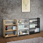 Casual Home Montego 3-Shelf White fold bookcase, 27.5" Wide - color: White, size: 3-Shelf Stackable