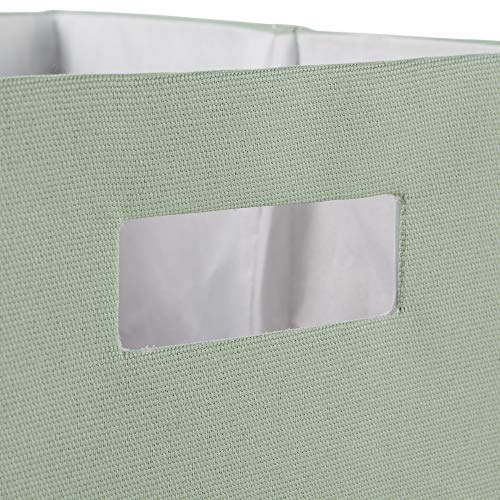 DII Collapsible Polyester Storage Cube, Solid, Lightweight and Durable, Small Square, 11x11x11, Mint - color: Mint, size: Small Square, 11x11x11"