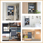 Surblue Hanging Travel Shelves Compression Packing Cube for Carry-on Luggage Suitcase Collapsible with Extension Layer Large Capacity, Grey, XXL - color: Grey, size: XXL 15.7*11.8*23.6in