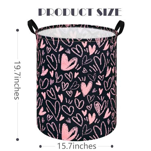 MAIZMZ Girls Room Storage Basket Decor Organizer Bins Kids Hamper Storage Bins Toy Box Women Laundry Basket Large Canvas Collapsible Chest for Home/Dorm/Kitchen/Pet/Office/Closet/Shelf/Gift Baskets - color: MR2025917002