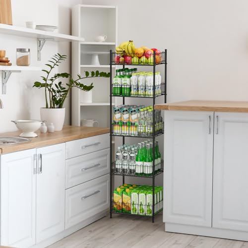 OYEAL Soda Can Organizer for Pantry 5 Tier Water Bottle Organizer Holder for Tumbler Travel Mug Cup, Freestanding Can Storage Organizer for Pantry Kitchen Living Room Organization - size: 5-Tier