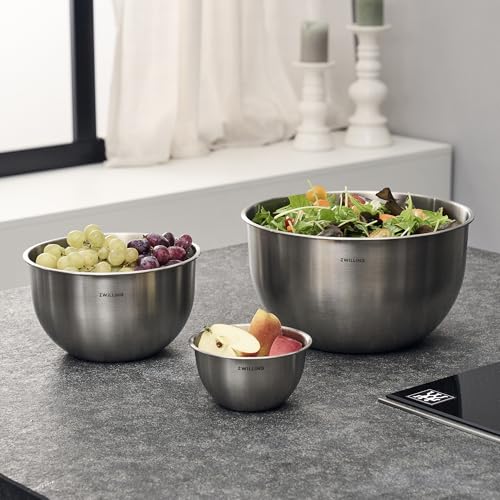 ZWILLING Fresh & Save BOWLS 3-pc Stainless Steel Vacuum Bowl Set - size: 3-pc