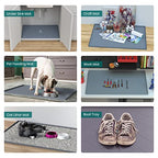 Under Sink Mat, 28" x 22" Silicone Kitchen Cabinet Tray, Waterproof & Flexible Under Sink Liner for Kitchen Bathroom and Laundry Room - size: 22"W x 28"L