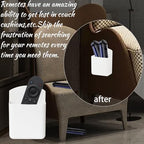 KAKAMINA Remote Control Holder Wall Mount 6pcs,TV Remote Holder with Screws,Self Adhesive Pen Holder for Wall, Suitable for TV Remote Controls, Pens, Keys, Toothbrushes
