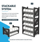 Shelf Reliance Cansolidator Max Large - 1-Pack Can Organizer for Pantry, Stackable Soda Can Storage for Kitchen, Holds 60 Large Cans of Food - size: 1 Pack, style: 28 Large Can