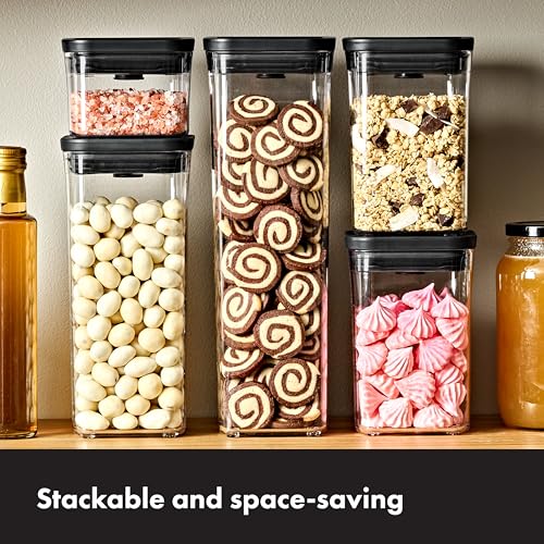 OXO Good Grips POP Container — 1.1 Qt/1.0 L — Matte Black, Organization and Storage Solution - color: Matte Black, size: 1.1 Qt