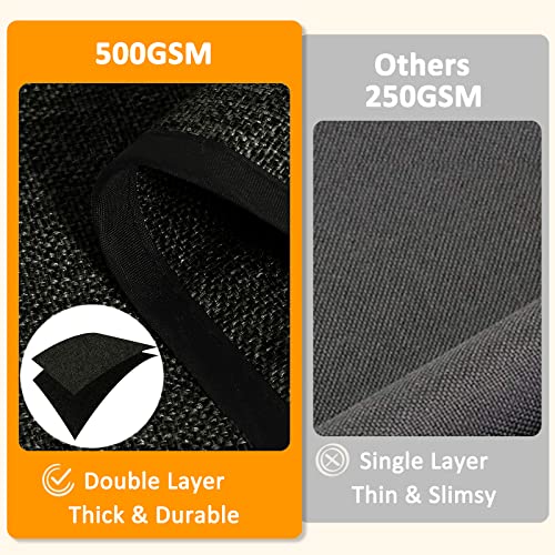 Joywell Remote Control Caddy for Chair Arm Couch Armrest Organizer Non Slip Sofa Armchair Caddie with 6 Pocket Storage for Magazine, Tablet, Phone, iPad, Dark Grey - color: Dark Grey, size: 19'' x 35''