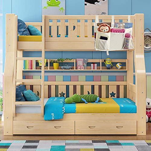 Bunk Bed Organizer - Bedside Storage Caddy with Pocket, Hanging Organizer for Dorm Room, Hospital Bed Rail and More (Cream) - color: White