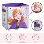 Polycanvas Disney Frozen 2 Collapsible Storage Cubes, Set of 2, 10"x10" - color: Frozen 2