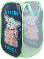 Jay Franco Star Wars The Mandalorian The Child Pop Up Hamper - Mesh Laundry Basket/Bag with Durable Handles - Features Baby Yoda Grogu (Official Star Wars Product) - color: The Mandalorian