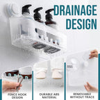 TAILI Shower Caddy Suction Cup, Heavy Duty Bathroom Organizer, Removable Shelves for Inside Shower, Shampoo, Waterproof Suction Plastic Storage for Bathroom Accessories Holder, Frosted Clear - style: 2 × Frosted Clear
