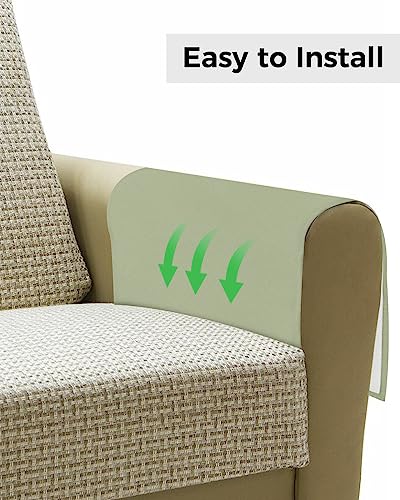 Sage Green Remote Control Holder for Bed Recliner Sofa Armrest Organizer, Farmhouse Sage Green Decor Couch Caddy Bedside Storage with 5 Pockets for Magazine/Phone/Cup 19.7"x35" - color: Sage Greensdy0872, size: 19.7 x 35 Inch