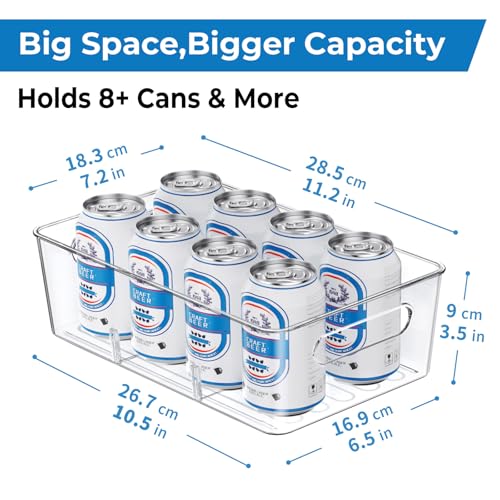 Mpotmiy 10 Pack Pantry Organizers and Storage,Clear Plastic Containers with 2 Dividers for Kitchen,Fridge Organization and Storage,Acrylic Bins for Pounches,Spice Packet,Snack organzier - style: 10pack