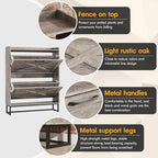 Maupvit Shoe Storage Cabinet with 2 Flip Drawers, Freestanding Organizer with Metal Legs for Entryway, Narrow Shoe Rack Cabinet, Light Rustic Oak - color: Light Rustic Oak, style: 2-Drawers