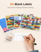 Redtwo 3-in-1 Diamond Painting Storage Containers Trays-12pcs, Unique Two Layers Diamond Art Accessories Trays with Lids, Beads & Drills Storage & Line-Up, with 64 Labels and 1 Rack - style: 12-PCS