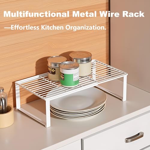 Multi-Functional Adjustable Metal Wire Shoe Rack Organizer - Stackable Shoe Storage for Closet, Extendable 15-24.4in, Retractable Entryway Shoe Cabinet Shelf (White, 4 Pack) - color: White, size: 4 Pack