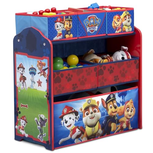 Delta Children Design & Store 6 Bin Toy Storage Organizer, Nick Jr. PAW Patrol - color: Paw Patrol Rescue Pups