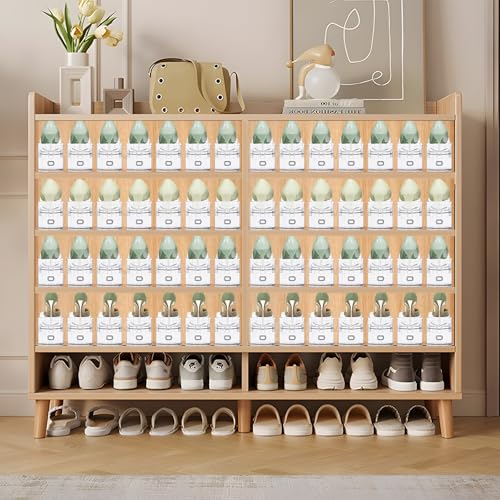 Clear Shoe Slot Organizer, 30 Pack Adjustable Shoe Slots Organizer for Closet Clear Shoe Stackers Shoe Rack Holder Shoes Space Savers for a Pair of Shoes - color: Transparent, size: 30 PACK