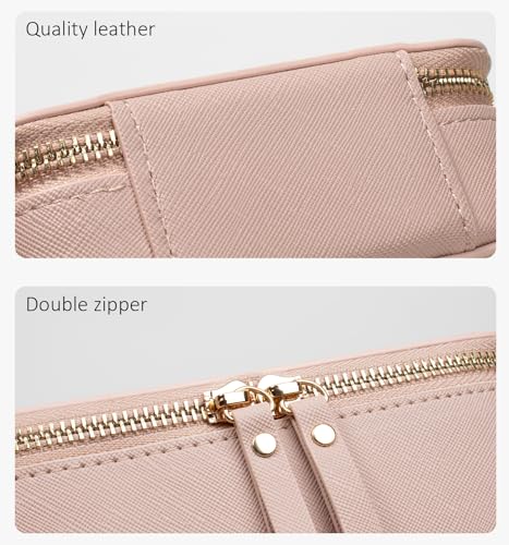 LETGO Clear Makeup Bags Small, TSA Approved Toiletry Bag with Zipper, Mini Clear Makeup Pouch Purse Organizer Fit Carry-on Travel Essentials,Small Cosmetic Bags for Car Storage (Mini-Nude) - color: 0-Mini-Nude