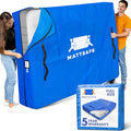 Nordic Elk Mattress Bags for Moving and Storage (Full) Heavy Duty Moving Supplies, 8 Sturdy Handles, Strong Zipper, Mattress Cover Bed Bags, Storage Cover Essentials Packing Protector - size: Full